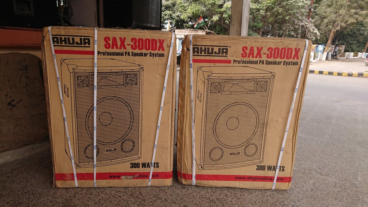 AHUJA SAX-300DX PA SPEAKER SYSTEM UNBOXING & REVIEW