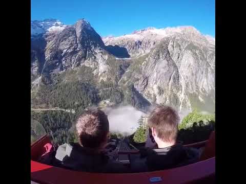 Gelmersee Reservoir in Guttannen, Switzerland