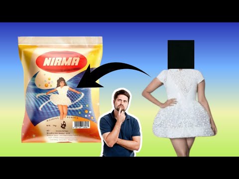 Nirma printed on washing powder packet Who is the girl?