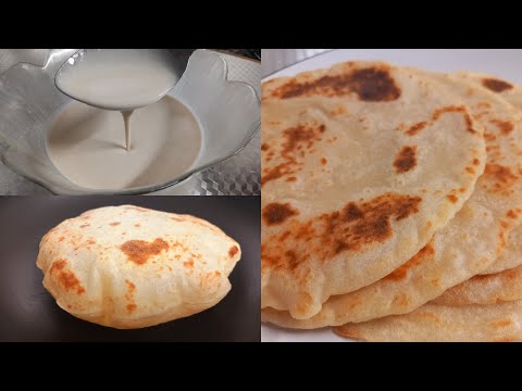 Flatbread Recipe In 5 Minute :: No-yeast, No-kneading, No Oven Quick and Easy Naan bread