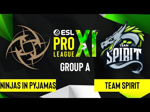 CS:GO - Ninjas in Pyjamas vs. Team Spirit [Mirage] Map 1 - ESL Pro League Season 11 - Group A