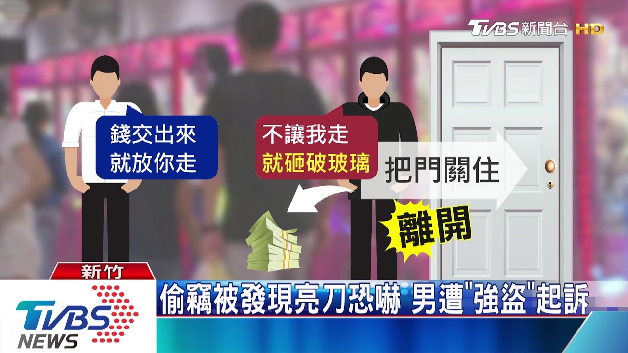 偷竊被發現亮刀恐嚇 男遭「強盜」起訴