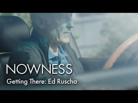 Ed Ruscha in “Getting There” by Matthew Donaldson