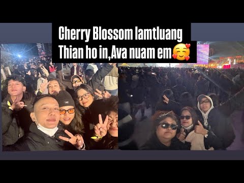 Cherry Blossom Festival 2025 ||| Thian ho in kan kal ||| My very first vlog 🚀😅🤗 ||| Dahtha ve hrim2