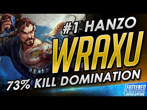 World's #1 Hanzo "Wraxu" INSANE 73% Kill Carry