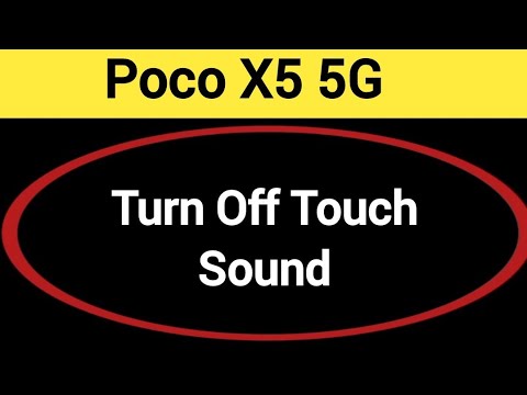 How to turn off touch sound, Poco X5 5G touch vibration kaise off kare