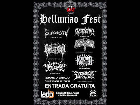 AncestraL MaledictioN live Hellunião march/2019  Lado B music bar (SJ.Campos/SP Brasil)