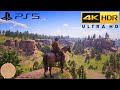 Red Dead Redemption 2 - PS5 HDR 4K Gameplay 2160P (RDR2 PS5) Pt.2