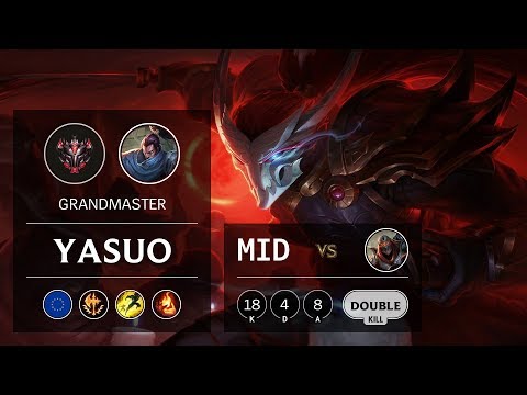 Yasuo Mid vs Zed - EUW Grandmaster Patch 9.6