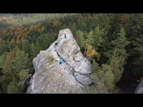 Pietrele Muierii - Solca, imagini cu drona