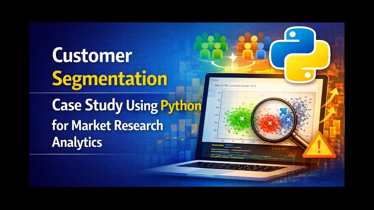 Customer Segmentation Case Study Using Python for Market Research Analytics