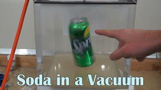 What Happens When You Put A Can Of Soda In A Huge Vacuum