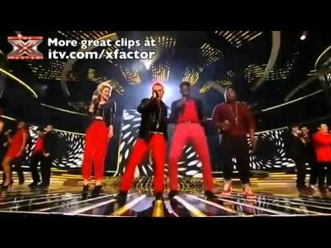 The Final 14 sing Telephone   The X Factor Results Show 2   itv com xfactor