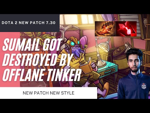 OFFLANE TINKER|TINKER NEW PATCH GAMEPLAY|DOTA 2|7.30|TINKER NEW META BUILD|TINKER NEW GUIDE|RANKED