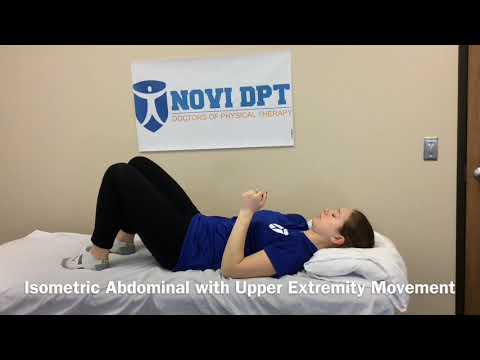 Isometric Abdominal with Upper Extremity Movement