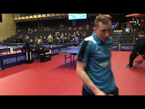 NK Tafeltennis 2023: Kas van Oost - Stephan Tromer