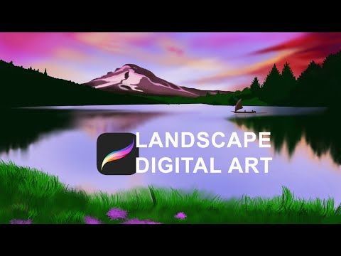 landscape drawing easy beautiful