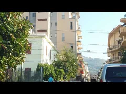 IC 729 ROMA TERMINI - PALERMO CENTRALE AL PASSAGGIO A LIVELLO
