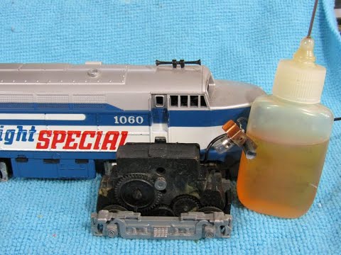 How to Lubricate TYCO PowerTorque Diesel Locomotives