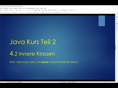Java Teil 2 4.2 Innere Klassen