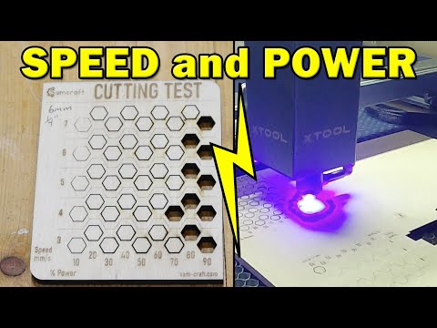 What Laser Cut Speed and Power Settings to use