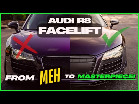 Audi R8 Gen 1 | Complete Facelift | How-To: Front Bumper, Headlights & Lip Upgrade |