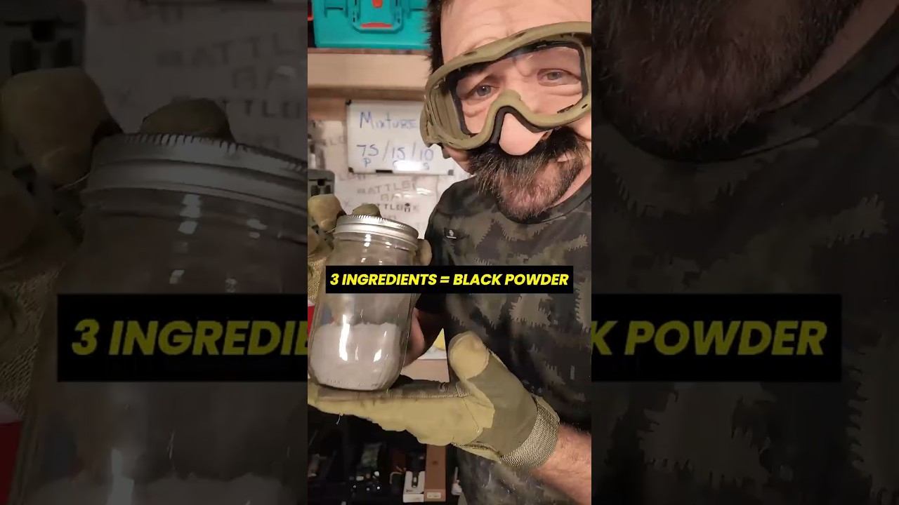 The science behind black powder #DIY #science #blackpowder
