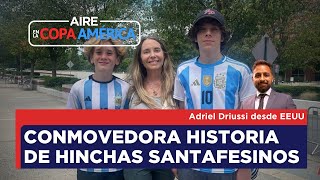 🏆 AIRE en la Copa América: hinchas argentinos desde la concentración de la Selección Nacional  🏆