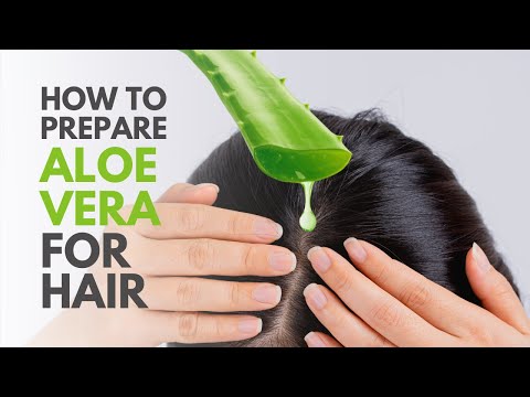 How To Prepare Aloe vera Gel for Hair