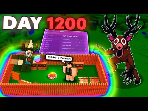 I Built a HACKER BASE to TROLL PLAYERS in 99 Nights in the Forest Script!