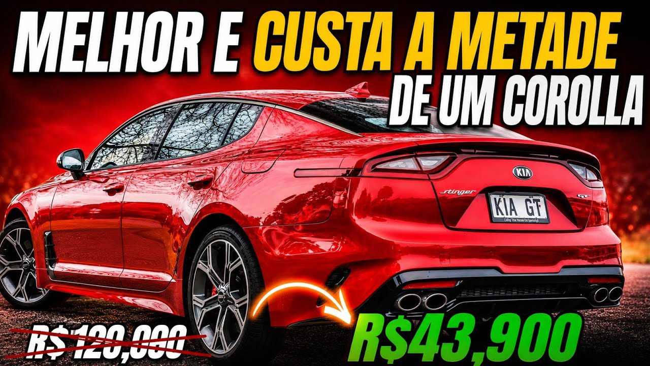 🔥 Carros INJUSTIÇADOS MELHORES que o COROLLA, CUSTAM METADE do PREÇO e QUASE NINGUÉM PERCEBEU!