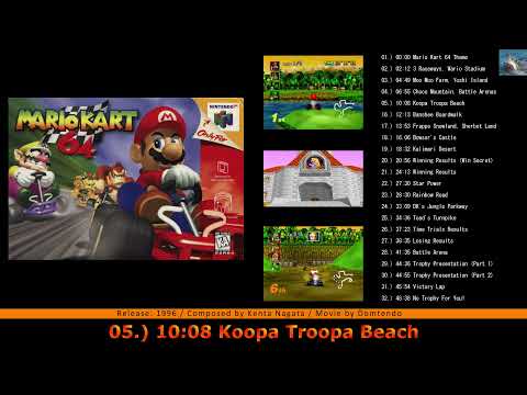 MARIO KART 64 OST [Full] OFFICIAL GAME SOUNDTRACK