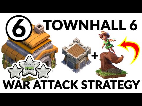 Easiest TH6 3-Star! Using Root Rider & Dragon CC | Clash of Clans War Strategy | Noob Gaming COC