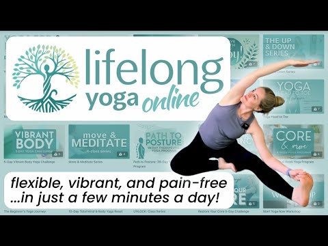 Join Lifelong Yoga Online | Yoga for Mobility & Vibrant Aging