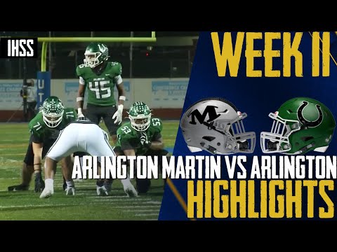 Arlington vs Martin: High School Football Playoff Spot Decider Highlights!