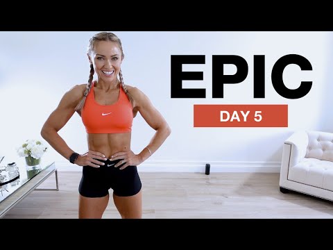 Day 5 of EPIC | HIIT Full Body Workout No Equipment