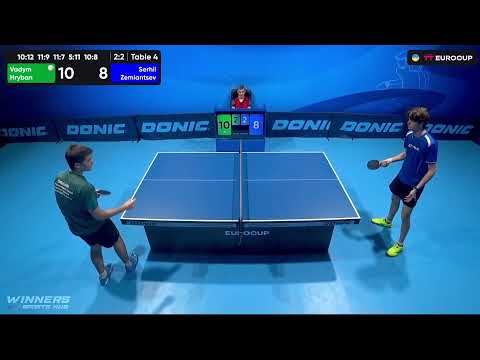 09:55 Vadym Hryban - Serhii Zemiantsev 08.09.2023 TT Euro.Cup Ukraine Star. TABLE 4