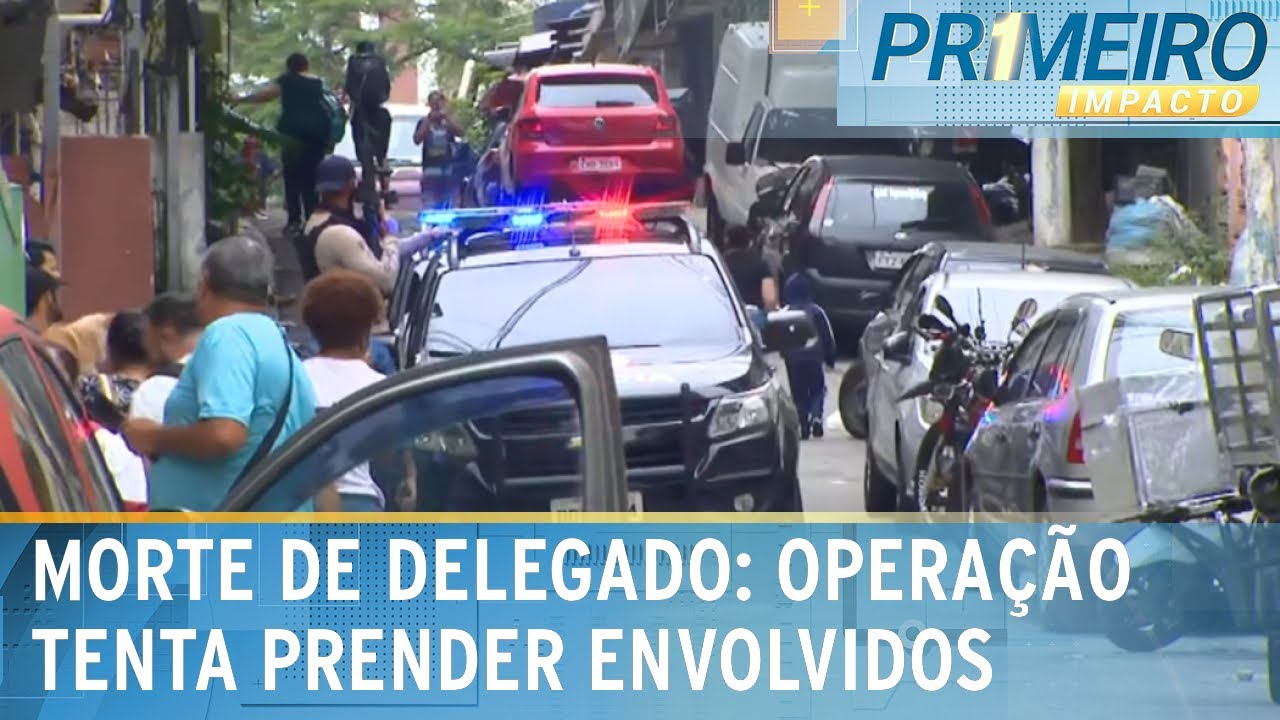 SP: Polícia faz operação para tentar prender suspeito de matar delegado |Primeiro Impacto (28/01/25)