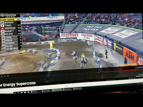 450 SX Highlights Foxborough 2018 MONSTER ENERGY SUPERCROSS Marvin Barcia