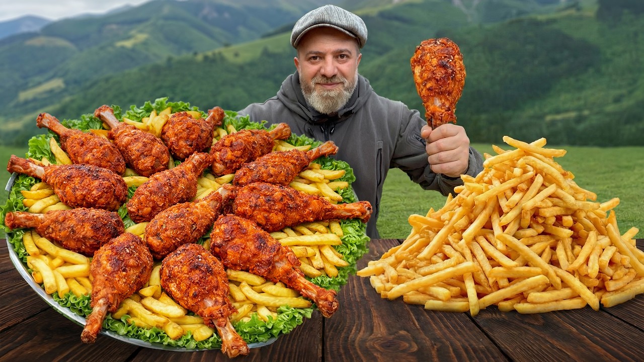 Crispy Meat and Fries for One of Those Perfect Evenings