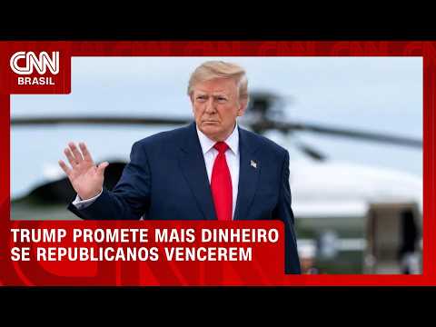 Trump promete US$100 milhões a fábrica em Kentucky se republicanos vencerem | CNN PRIME TIME