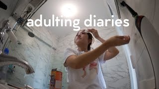 Adulting Diaries | GRWM but in Chinese, bleaching my brows, practicing art