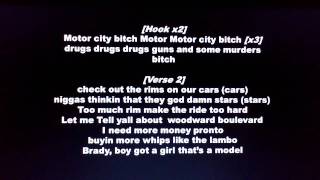 Motor City (Rack City Remix) with lyrics