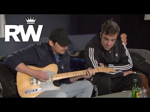 Robbie Williams | Cars 2: Robbie And Brad Paisley Write 'Collision Of Worlds'
