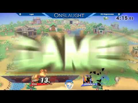 Onslaught 94 - Grand Finals: Light (Fox/Roy) vs EX | Kogarasuma (Greninja/Captain Falcon/Roy)