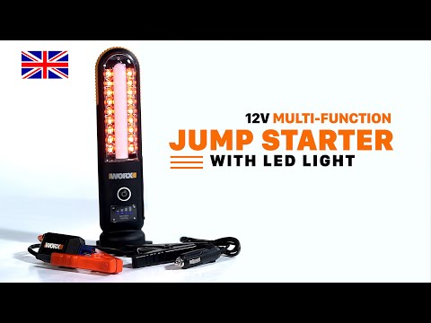 Worx WX852.1 Εκκινητής Μπαταρίας Αυτοκινήτου 12V 18