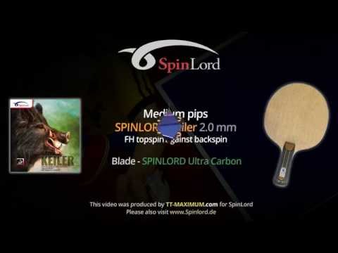 SPINLORD Keiler 2.0 mm - FH topspin against backspin: ultra-fast medium pips are able for looping!