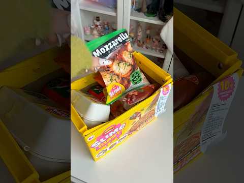 [ASMR] SLIME MART PIZZA MAKER 🍕🍅🧀 ADVENT DAY 15 #slime #asmr #shorts
