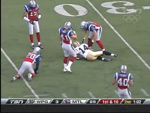 CFL Winnipeg 13, Montreal 48 - November 1, 2009