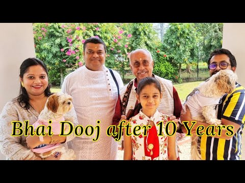 Bhai Dooj Celebration Vlog first time on my channel | Puppies Met Their Mama Video